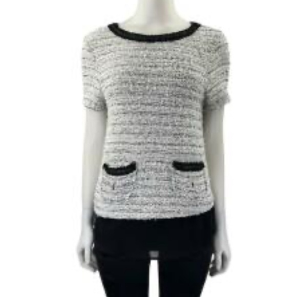 NWT Zara Tweed Top Size S - Picture 1 of 6